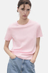 T-shirt met korte mouwen - roze