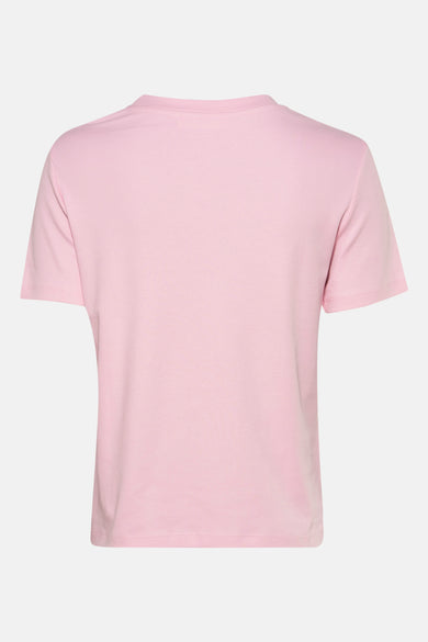 Top uni manches courtes Rose - MANGO