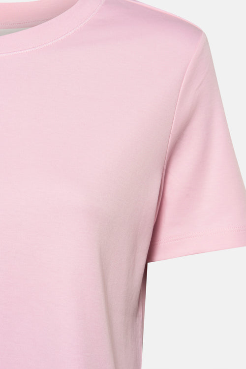 Top uni manches courtes Rose - MANGO