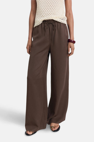 Pantalon Brun - MANGO