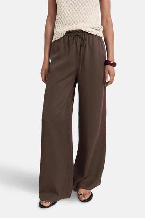 Pantalon Brun - MANGO