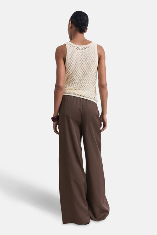 Pantalon Brun - MANGO