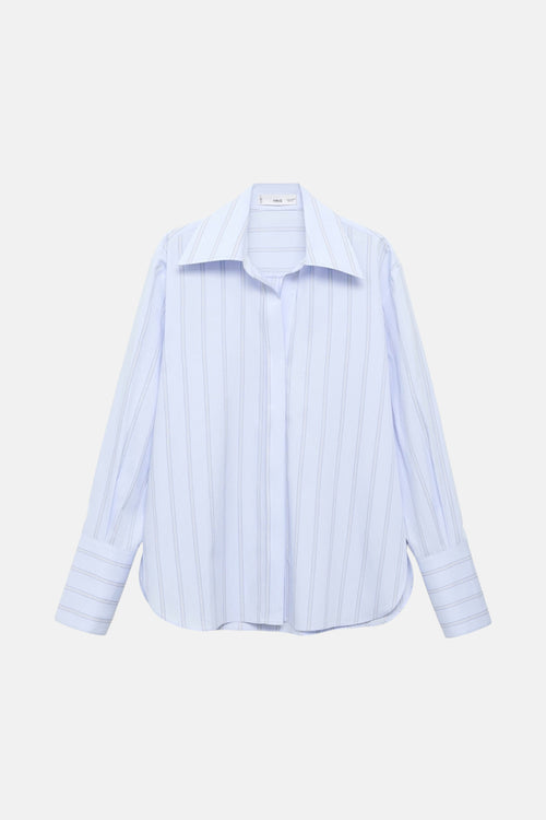 Chemise à manches longues - Bleu