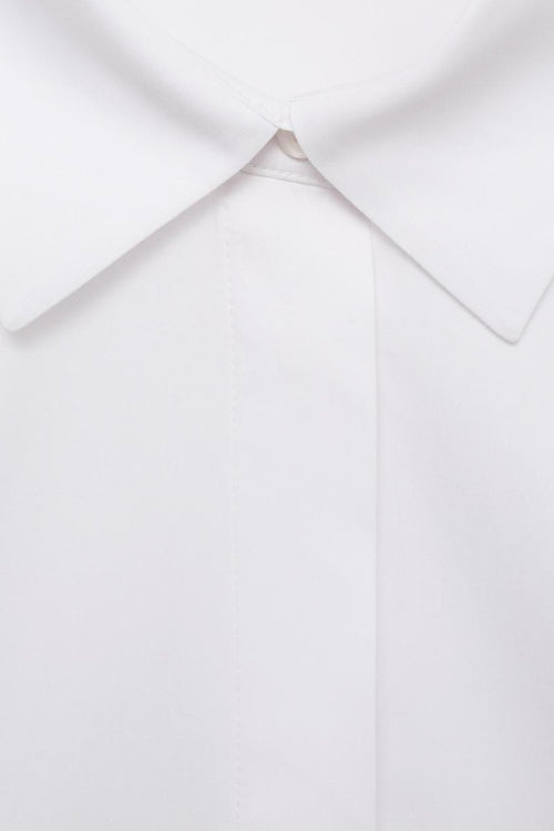 Chemise à manches longues - blanc
