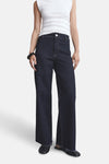 Jean large DARK BLUE DENIM - MANGO