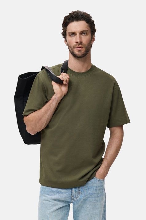 T-shirt met korte mouwen - khaki