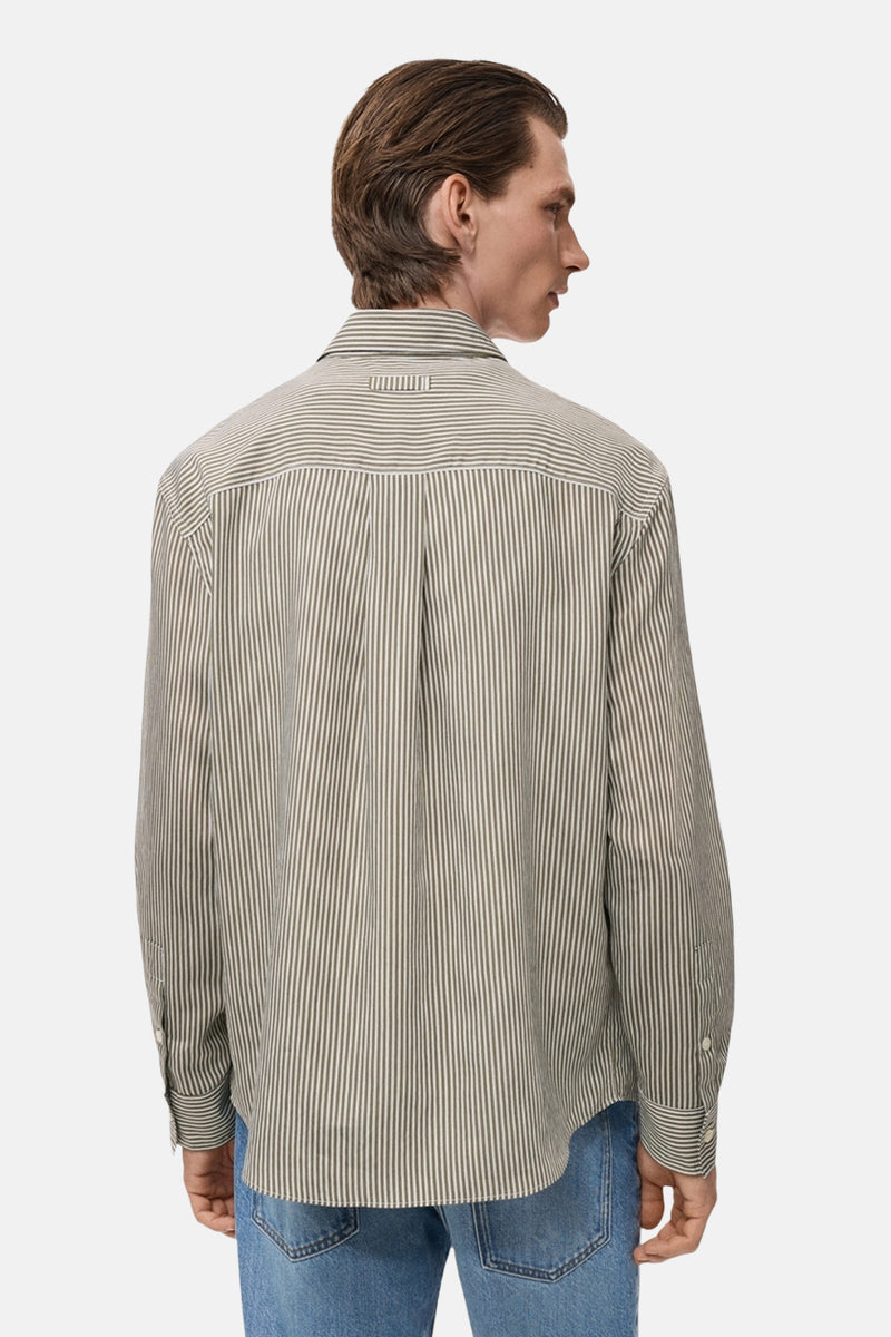 Hemd met lange mouwen - Kaki - MANGO - 3