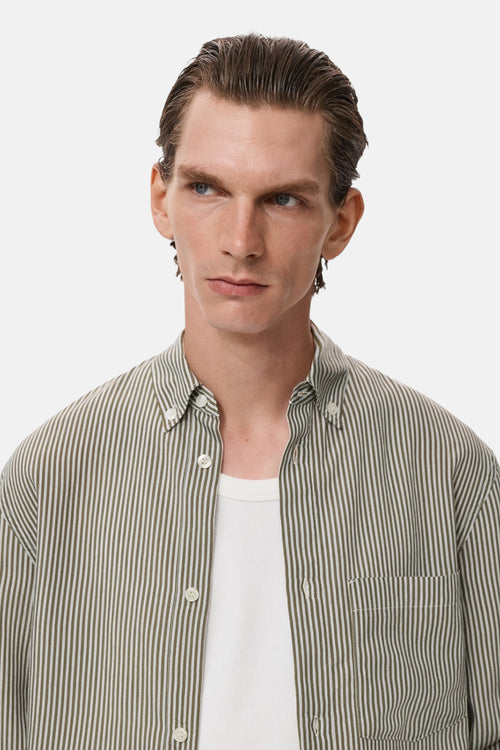 Hemd met lange mouwen - Kaki