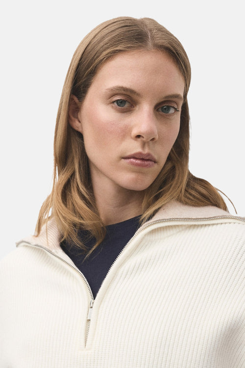 Pull met rolkraag - Wit