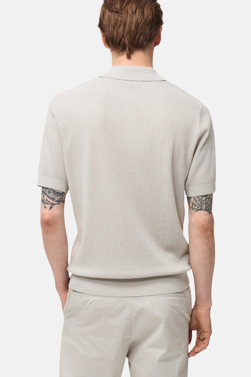 Polo met korte mouwen - ecru