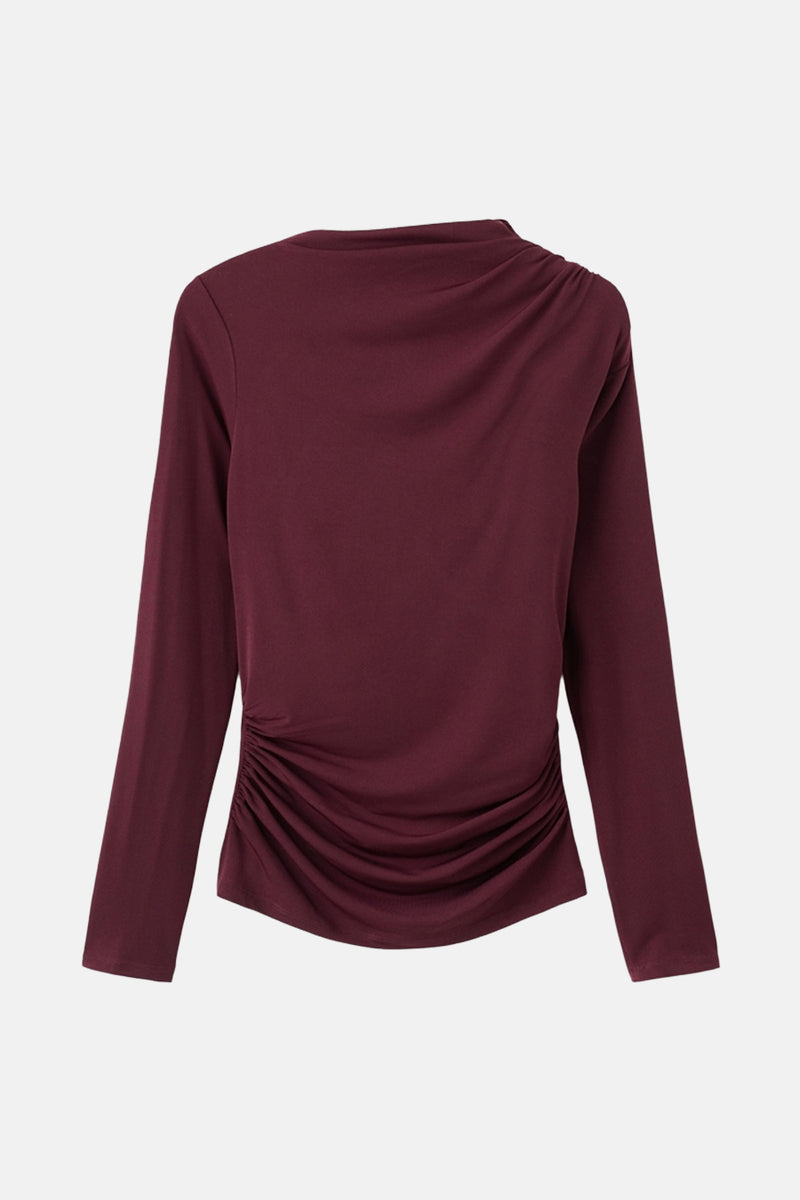 T-shirt met lange mouwen - bordeaux