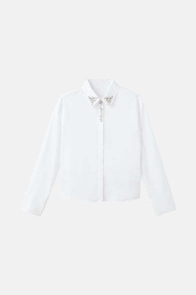 Hemd met lange mouwen - wit