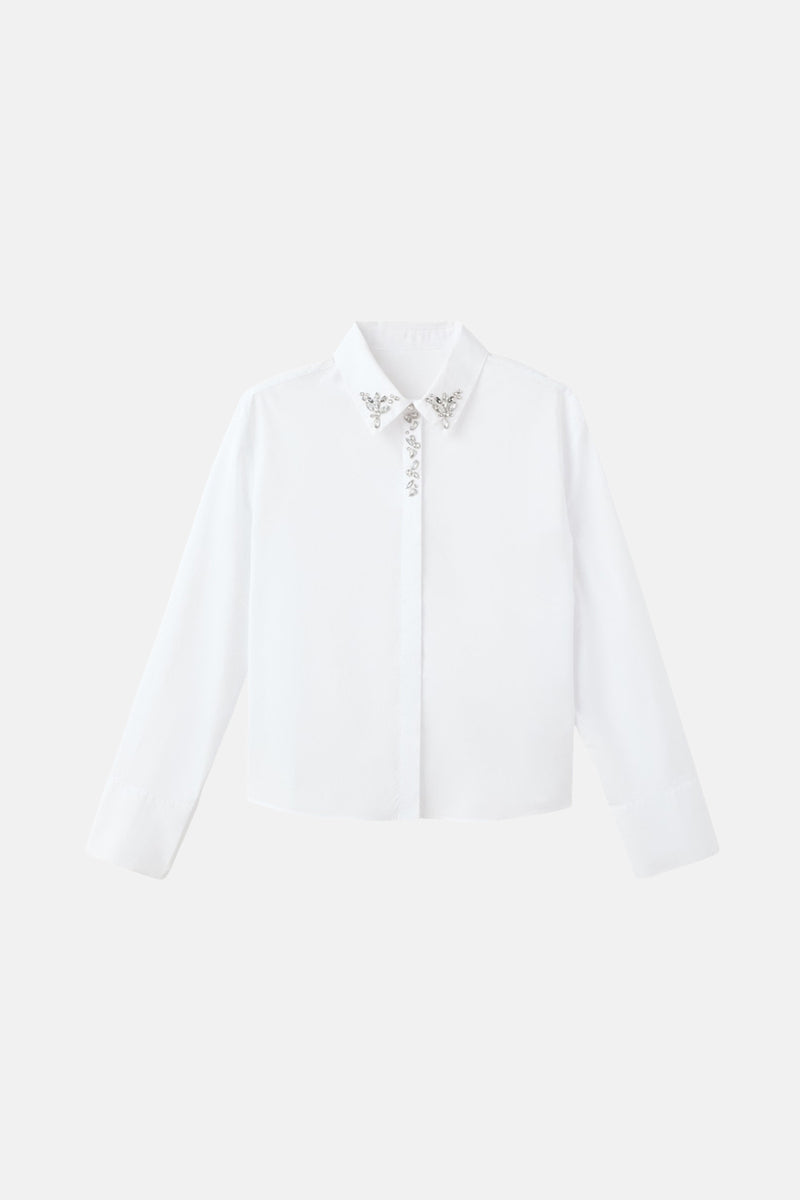 Hemd met lange mouwen - wit