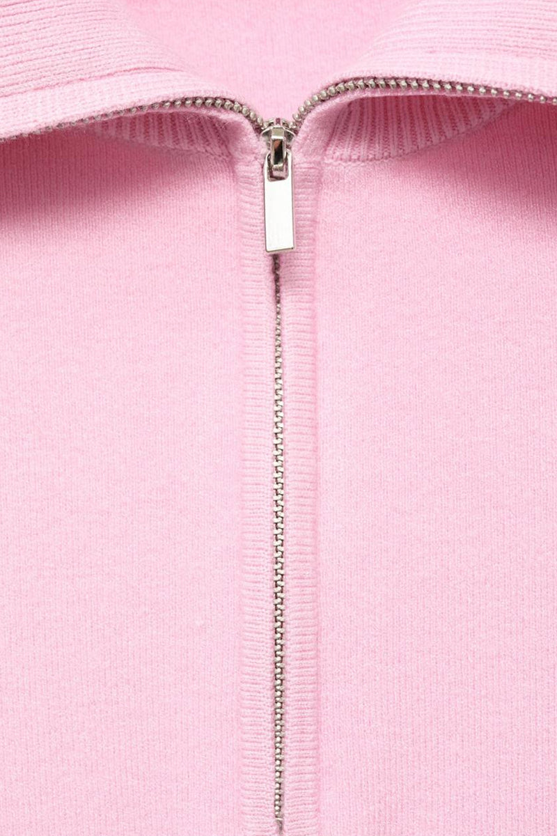 Pull met rolkraag - roze