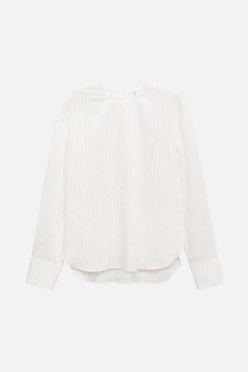 Blouse à manches longues - blanc