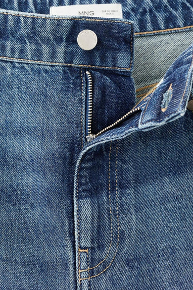 JEANS STUDS - dark blue denim