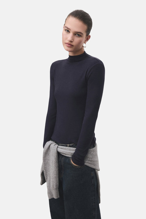 T-shirt met lange mouwen - blauw