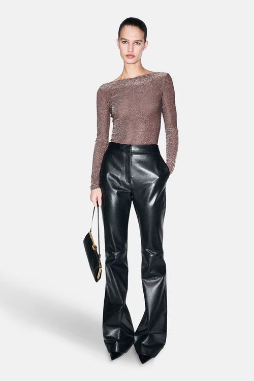 T-shirt met lange mouwen - bordeaux