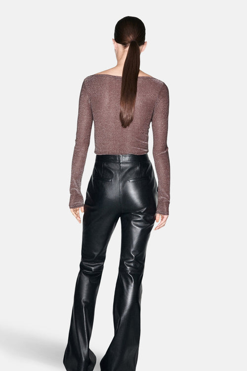 T-shirt met lange mouwen - bordeaux