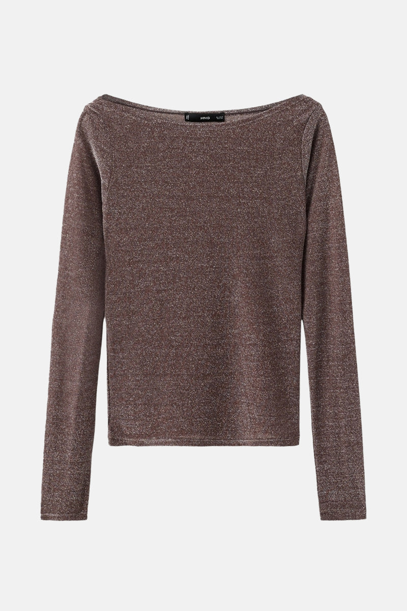 T-shirt met lange mouwen - bordeaux