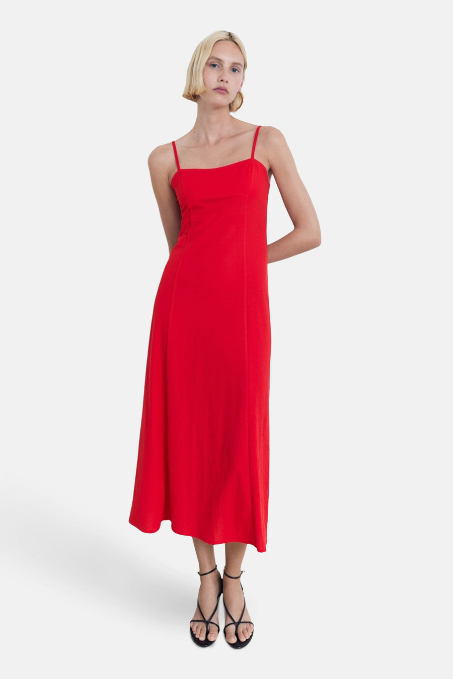 Robe longue - rouge