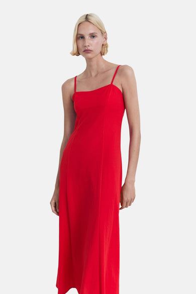 Robe longue - rouge