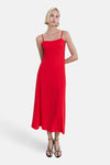 Robe longue - rouge