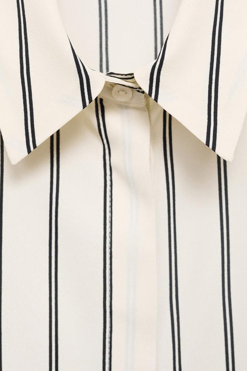 Chemise à manches longues - Beige