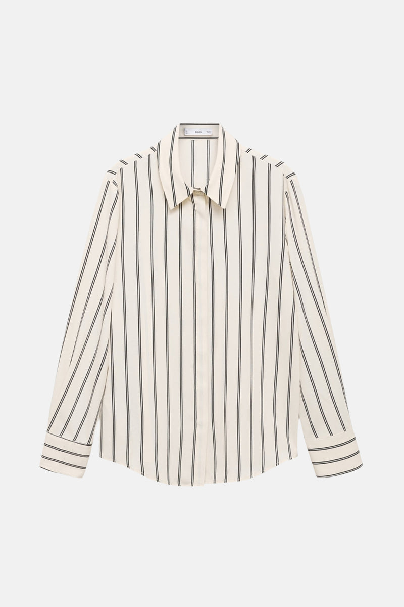 Hemd met lange mouwen - Beige