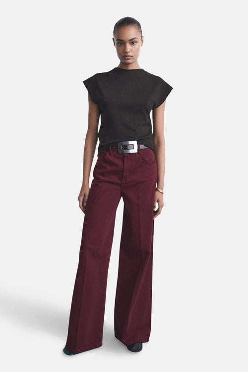Colored jeans - bordeaux