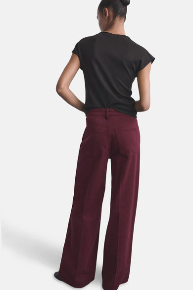 Colored jeans - bordeaux