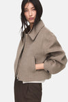 Korte jas beige - MANGO