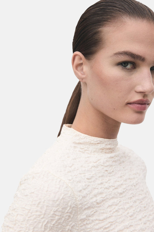 T-shirt met lange mouwen - beige