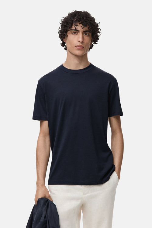 T-shirt (manches courtes) Bleu - MANGO