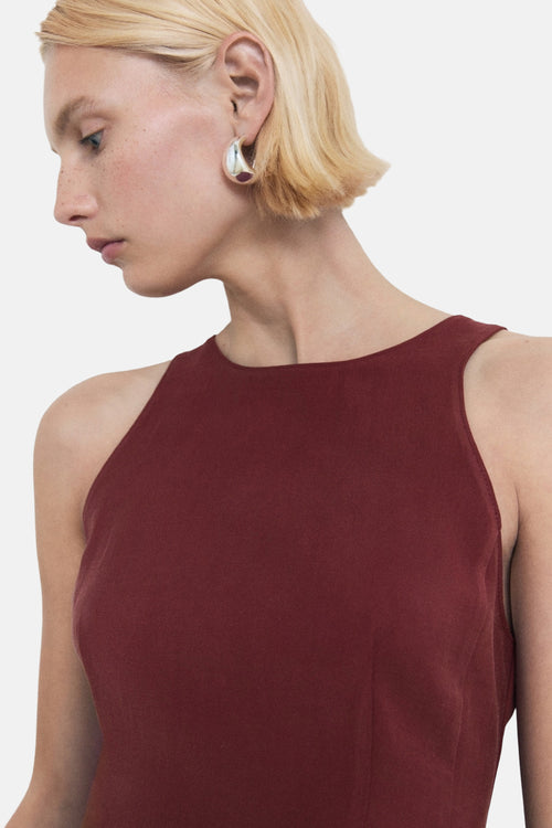 Blouse (zonder mouwen) Rood - MANGO