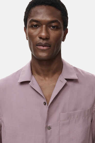 Hemd met korte mouwen - paars