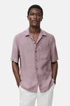 Hemd met korte mouwen - paars