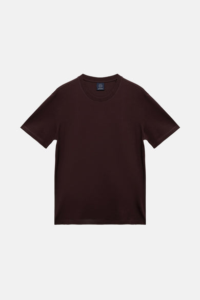 T-shirt à manches courtes - bordeaux