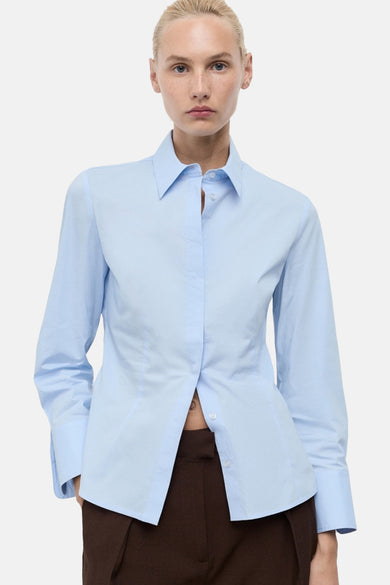 Chemise à manches longues - bleu