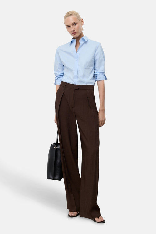 Hemd met lange mouwen - blauw