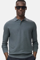 Pull met ronde hals - groen