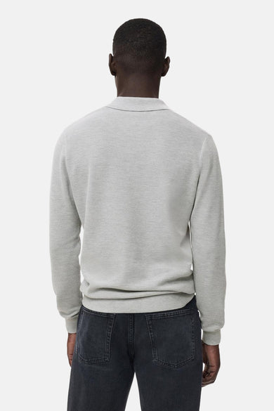 Pull met ronde hals - grijs