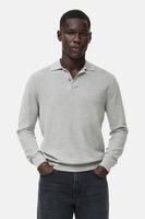 Pull met ronde hals - grijs