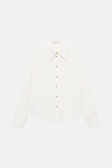Hemd met lange mouwen - ecru