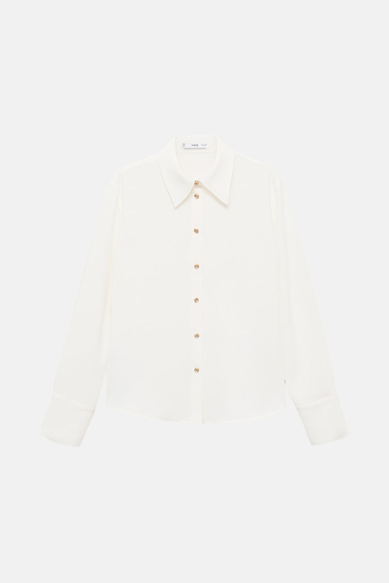 Hemd met lange mouwen - ecru