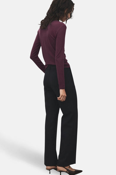 T-shirt met lange mouwen - bordeaux