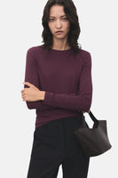 T-shirt met lange mouwen - bordeaux