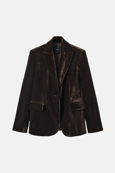 Blouse 3/4 bruin - MANGO