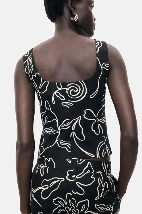 Blouse (zonder mouwen) Multicolor - MANGO