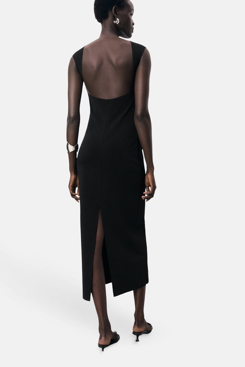 Robe  Noir - MANGO